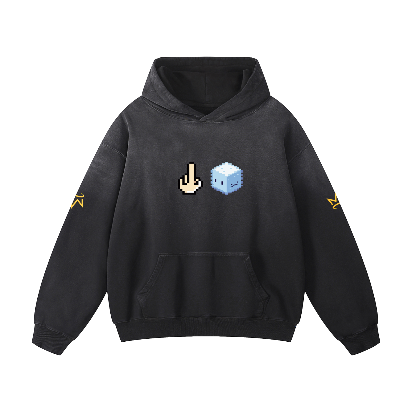Sudadera con capucha extragrande F*CK ICE