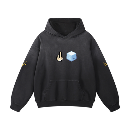 Sudadera con capucha extragrande F*CK ICE