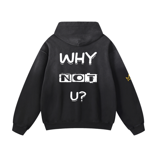 ¿POR QUÉ NO TÚ? SUDADERA CON CAPUCHA OVERSIZE